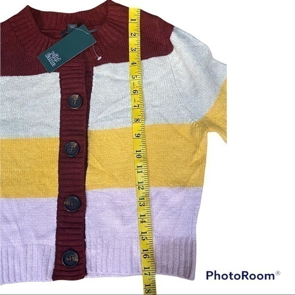 WOMEN'S BUTTON-FRONT CARDIGAN- WILD Fable S - Picture 5 of 6